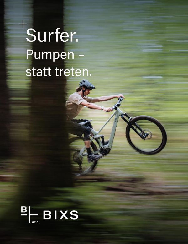 Surfer – Pumpen – statt treten.
